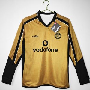 Manchester United 2001-02 centennial edition Camiseta de manga larga