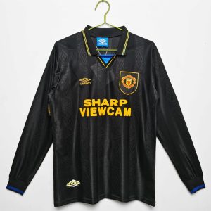 Manchester United 1993-94 Camiseta visitante de manga larga