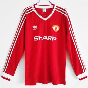 Manchester United 1986-88 Camiseta local de manga larga