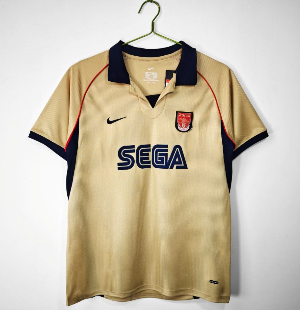 Arsenal 2001-02 Camiseta visitante