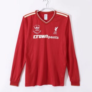 Liverpool 1986-87 Camiseta local de manga larga