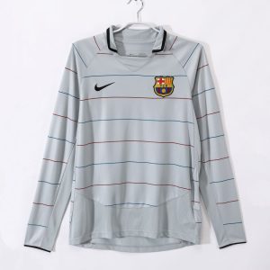 Barcelona 2003-04 Camiseta visitante de manga larga
