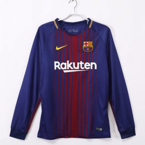 Barcelona 2017-18 Camiseta local de manga larga