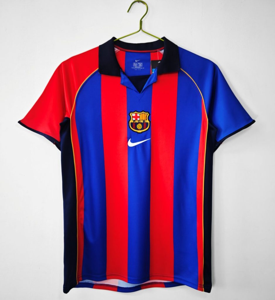 Barcelona 2001-02 Camiseta local