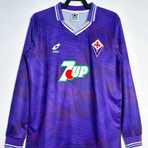 Fiorentina 1992-93 Camiseta local de manga larga