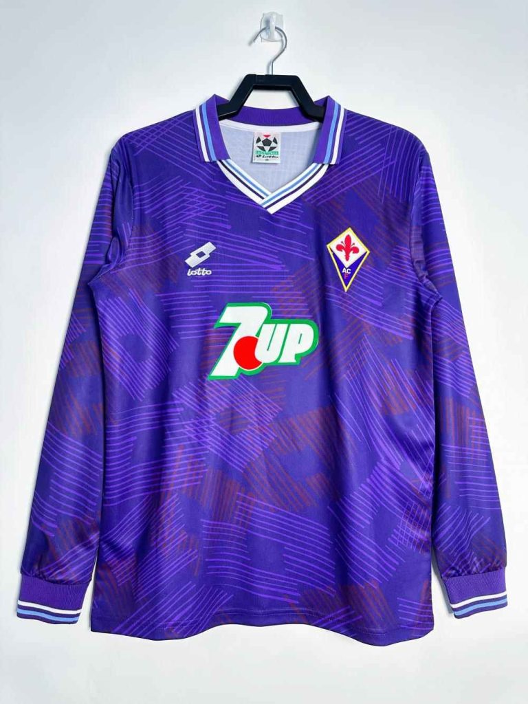 Fiorentina 1992-93 Camiseta local de manga larga