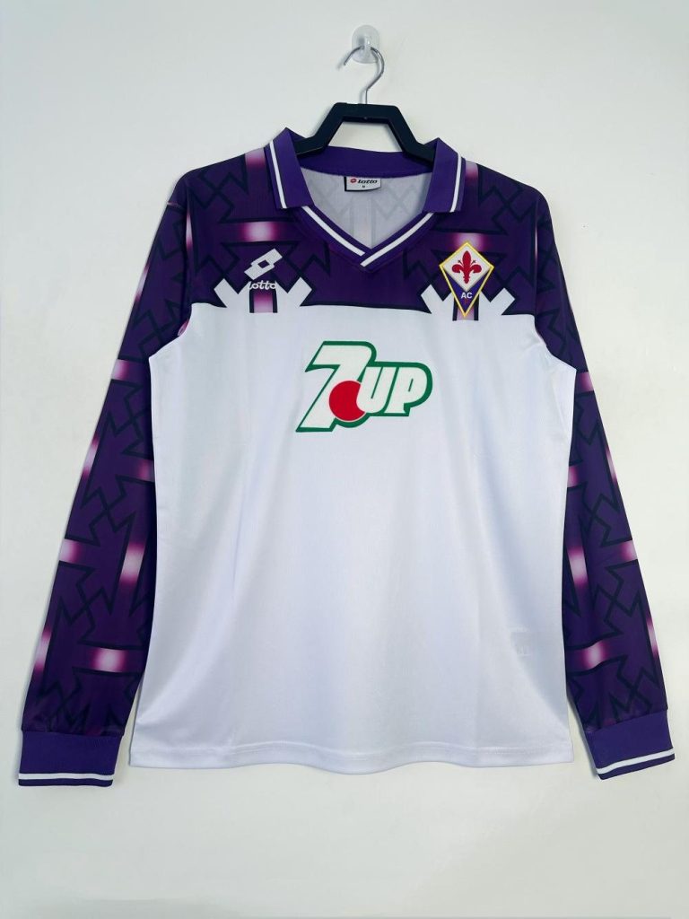 Fiorentina 1992-93 Camiseta visitante de manga larga