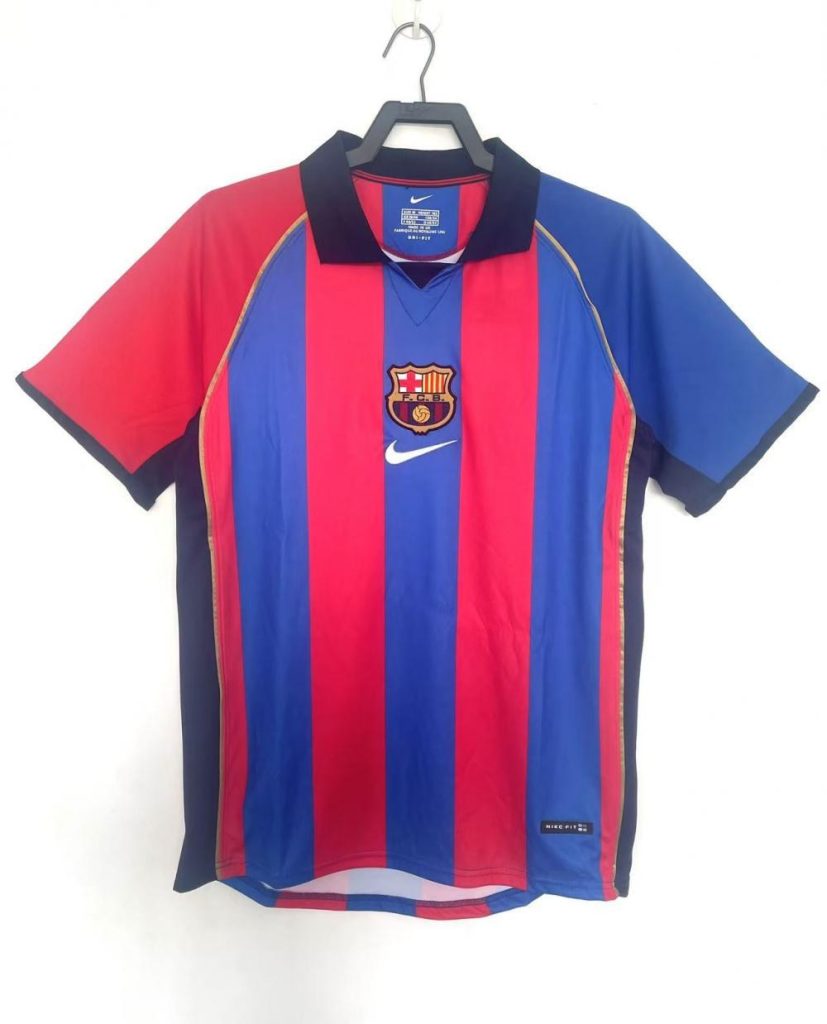 Barcelona 2001-02 Camiseta local