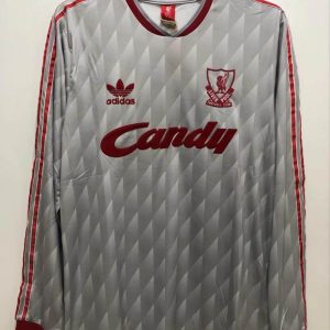 Liverpool 1989-91 Camiseta visitante de manga larga