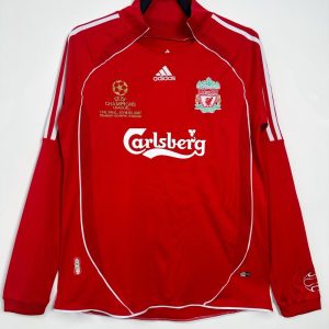 Liverpool 2006-08 Local Long Sleeve UCL Camiseta