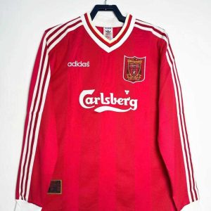 Liverpool 1995-96 Camiseta local de manga larga