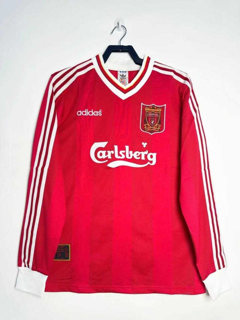 Liverpool 1995-96 Camiseta local de manga larga