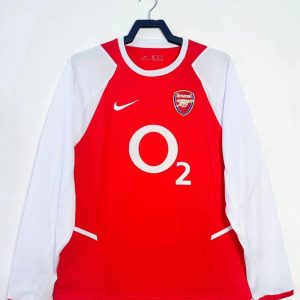 Arsenal 2002-04 Camiseta local de manga larga