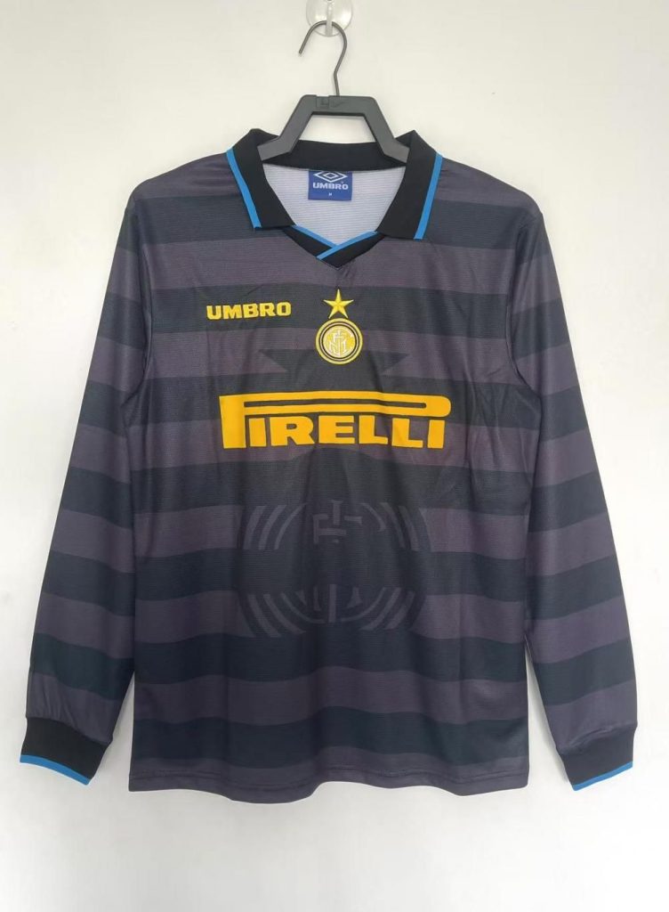Inter Milan 1997-98 Camiseta visitante de manga larga