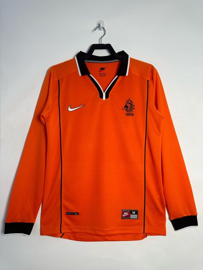 Países Bajos 1998 Camiseta local de manga larga