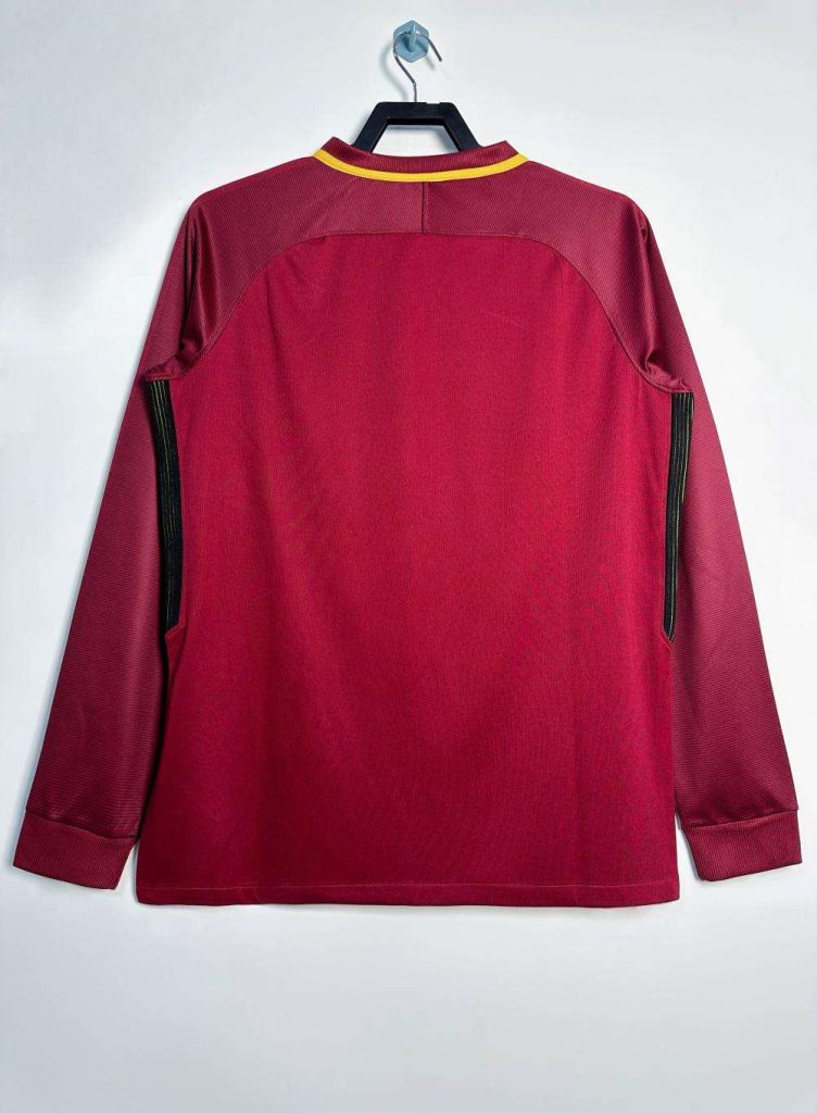 Roma 2017-18 Camiseta local de manga larga