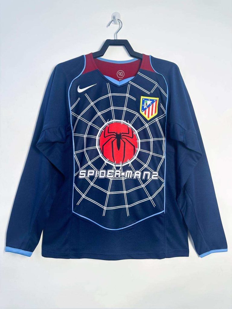 Atlético Madrid 2004-05 Camiseta visitante de manga larga
