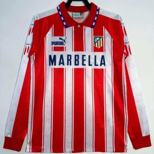 Atlético Madrid 1994-95 Camiseta local de manga larga