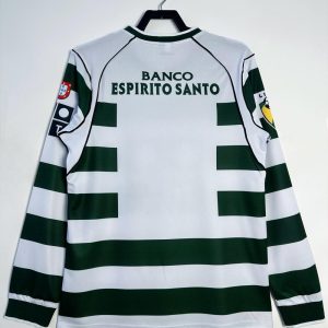 Sporting CP Lisbon 2001-03 Camiseta local de manga larga