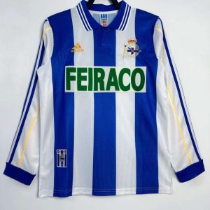 Deportivo 1999-00 Camiseta local de manga larga
