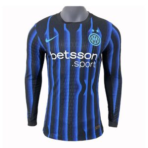 Inter Milan 2025-26 Camiseta local versión jugador de manga larga