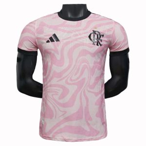 Flamengo 2025 Pink Camiseta versión jugador