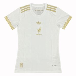 Mujer México 2025 Gold Camiseta White