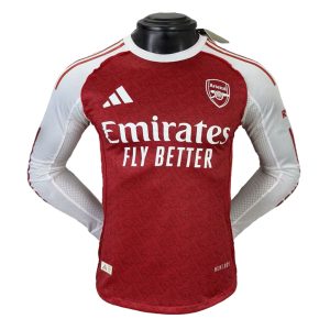 Arsenal 2025-26 Camiseta local versión jugador de manga larga
