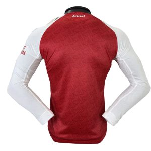 Arsenal 2025-26 Camiseta local versión jugador de manga larga