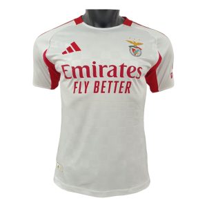 Benfica 2025-26 Camiseta visitante versión jugador