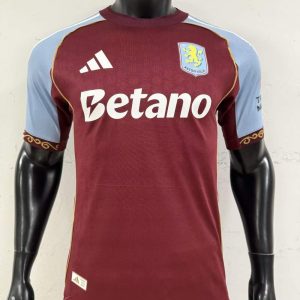 Aston Villa 2025-26 Camiseta local versión jugador