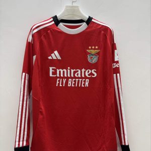 Benfica 2025-26 Camiseta local de manga larga