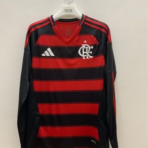 Flamengo 2025-26 Camiseta local de manga larga