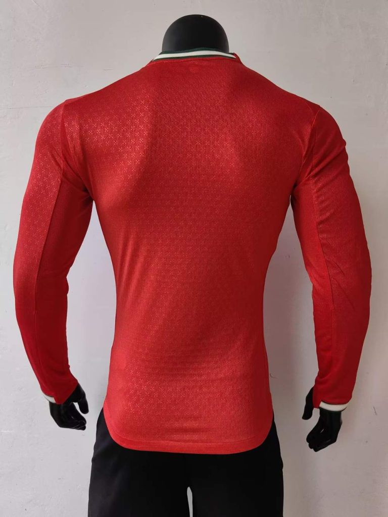 Portugal 2025 Camiseta local versión jugador de manga larga