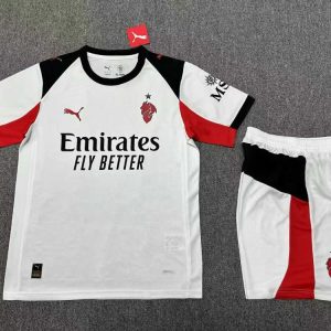 niños AC Milan 2025-26 Visitante Kit