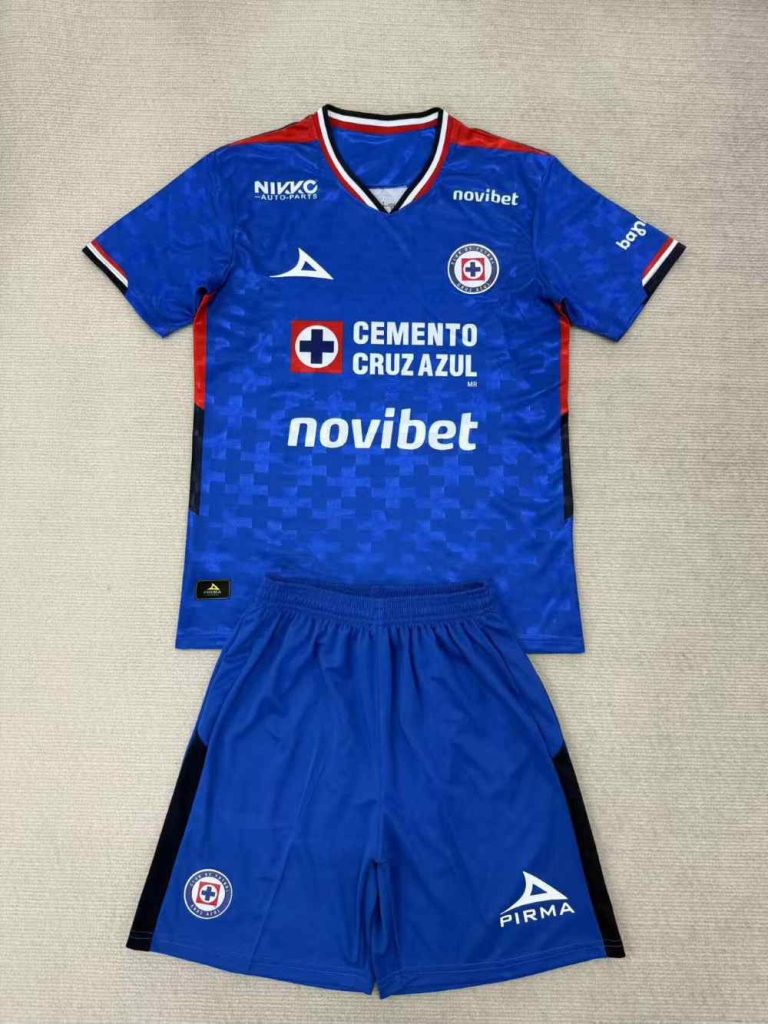 niños Cruz Azul 2025-26 Local Kit