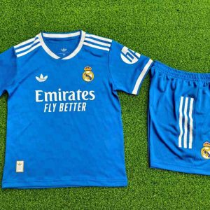 niños Real Madrid 2025-26 Tercera Kit