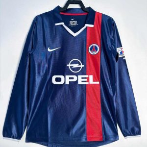 Paris Saint-Germain 2001-02 Camiseta local de manga larga