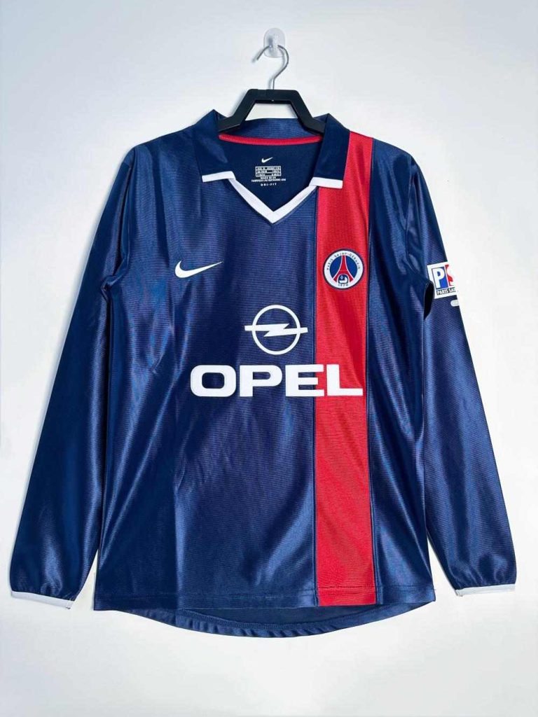 Paris Saint-Germain 2001-02 Camiseta local de manga larga