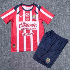 niños Chivas Guadalajara 2025-26 Local Kit