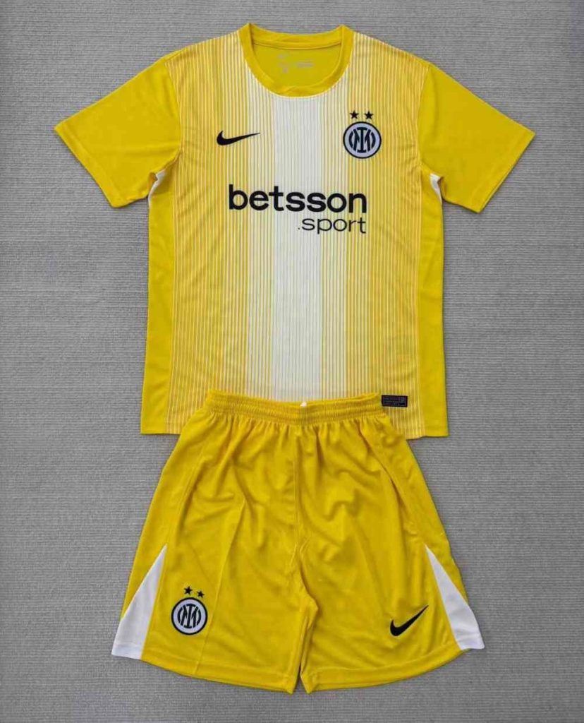 niños Inter Milan 2025-26 Portero Kit
