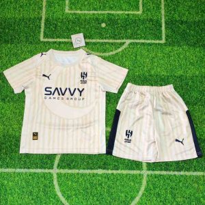 niños Al Hilal 2025 Club World Cup Visitante Kit