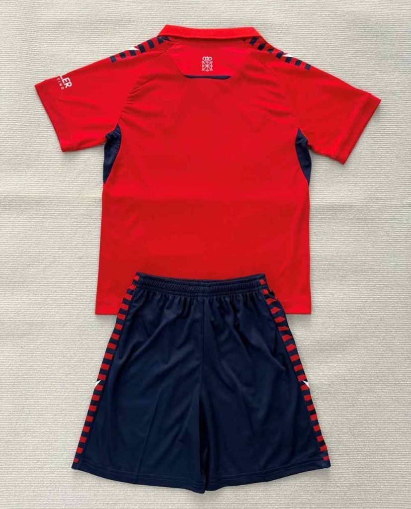 niños Osasuna 2025-26 Local Kit