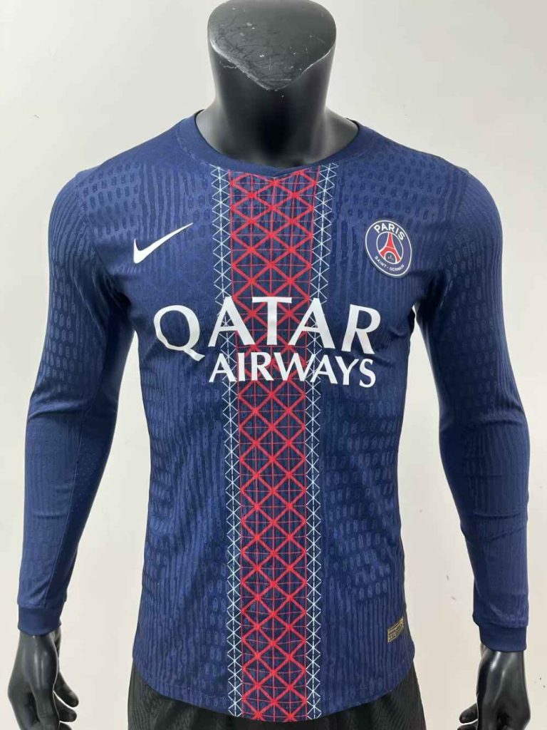 Paris Saint-Germain 2025-26 Cuarta Versión jugador Camiseta de manga larga