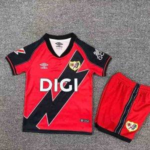 niños Rayo Vallecano 2025-26 Visitante Kit