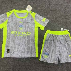 niños Manchester City 2025-26 Tercera Kit