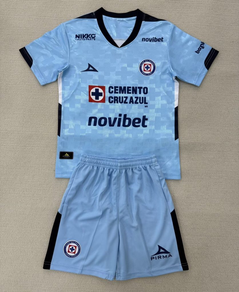 niños Cruz Azul 2025-26 Portero Kit