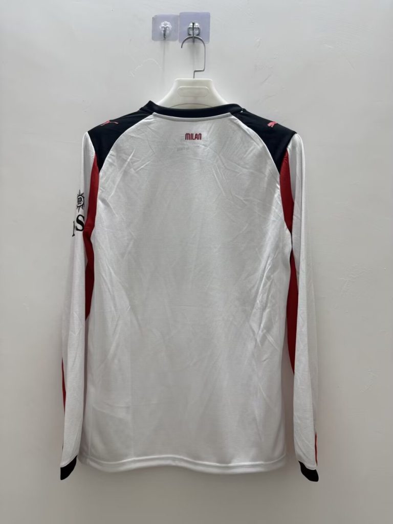 AC Milan 2025-26 Camiseta visitante de manga larga