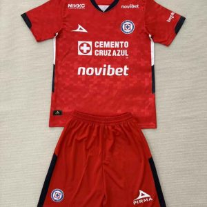 niños Cruz Azul 2025-26 Portero Kit