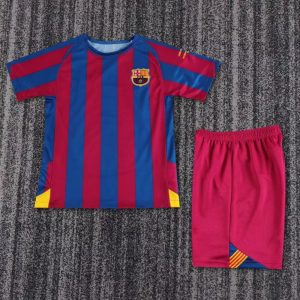 niños Barcelona 2005-06 Local Champions League Edition Kit